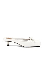 JACQUEMUS Les Mules Basses Ballet in Off White, view 1, click to view large image.