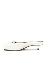 JACQUEMUS Les Mules Basses Ballet in Off White, view 5, click to view large image.