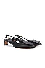 JACQUEMUS Les Slingbacks Duelo B in Black, view 1, click to view large image.