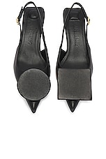 JACQUEMUS Les Slingbacks Duelo B in Black, view 4, click to view large image.