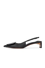 JACQUEMUS Les Slingbacks Duelo B in Black, view 5, click to view large image.