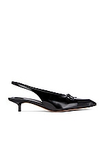JACQUEMUS Les Slingbacks Cubisto B in Black, view 1, click to view large image.