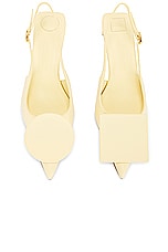 JACQUEMUS Les Slingbacks Duelo B in Ivory, view 5, click to view large image.