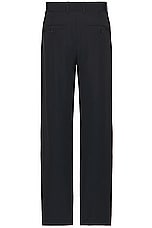 SIMKHAI Saul Darted Straight Leg Pant in Midnight, view 2, click to view large image.