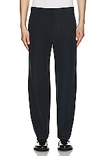 SIMKHAI Saul Darted Straight Leg Pant in Midnight, view 3, click to view large image.