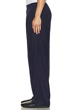 SIMKHAI Clyde Cinch Waist Pleated Trouser in Midnight, view 4, click to view large image.