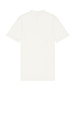 SIMKHAI Barron Short Sleeve Polo in Light Dune, view 2, click to view large image.