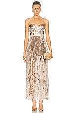 SIMKHAI Brielle Bustier Gown in Blush, view 1, click to view large image.