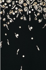 SIMKHAI Arta Bustier Mini Dress in Black, view 4, click to view large image.