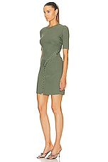 SIMKHAI Gilly Lace Up Mini Dress in Park Slope Multi, view 3, click to view large image.