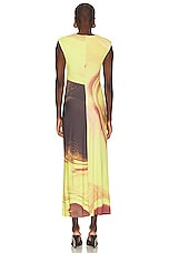 SIMKHAI Acacia Midi Dress in Luminary Print, view 3, click to view large image.