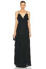 SIMKHAI Emily Cami Maxi Dress in Black, view 1, click to view large image.