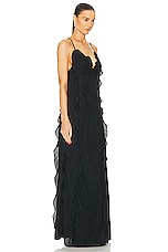 SIMKHAI Emily Cami Maxi Dress in Black, view 2, click to view large image.