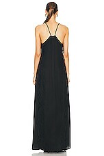 SIMKHAI Emily Cami Maxi Dress in Black, view 3, click to view large image.