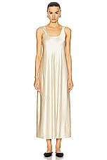 SIMKHAI Rania Maxi Slip Dress in Champagne, view 1, click to view large image.