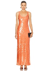 SIMKHAI Bex Tank Maxi Dress in Grapefruit, view 1, click to view large image.