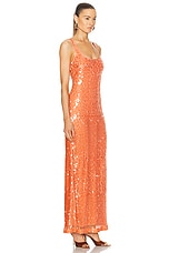 SIMKHAI Bex Tank Maxi Dress in Grapefruit, view 2, click to view large image.