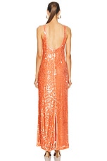 SIMKHAI Bex Tank Maxi Dress in Grapefruit, view 3, click to view large image.