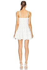 SIMKHAI Sophie Mini Dress in White, view 3, click to view large image.