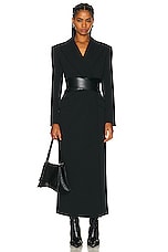 SIMKHAI Silvia Tailored Coat in Black, view 1, click to view large image.