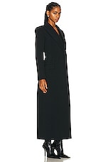 SIMKHAI Silvia Tailored Coat in Black, view 3, click to view large image.