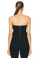 SIMKHAI Ioanna Strapless Top in Black, view 3, click to view large image.