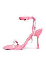 SIMKHAI Luxon Crystal Harness Sandal in Taffy, view 5, click to view large image.