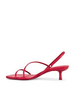 SIMKHAI Cedonia Strappy Kitten Heel Sandal in Rose, view 5, click to view large image.