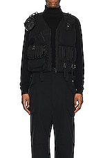 Junya Watanabe Vest in Black, view 3, click to view large image.