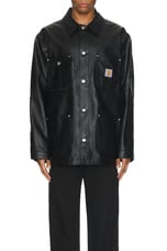 Junya Watanabe x Carhartt Jacket in Black, view 4, click to view large image.