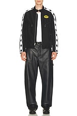 Junya Watanabe Polyester Canvas Bates in Black & White, view 6, click to view large image.