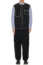 Junya Watanabe Trouser in Black, view 5, click to view large image.