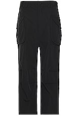 Junya Watanabe Bio Washed Cargo Pant in Black, view 1, click to view large image.