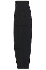 Junya Watanabe Bio Washed Cargo Pant in Black, view 3, click to view large image.