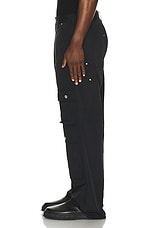 Junya Watanabe Oxford Cargo Pants in Black, view 5, click to view large image.
