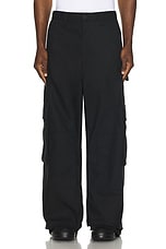 Junya Watanabe x Carhartt Duck Pants in Black, view 5, click to view large image.