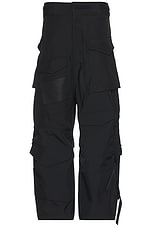 Junya Watanabe Cargo Pants in Black, view 1, click to view large image.