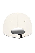 JW Anderson Baseball Cap in Natural, view 2, click to view large image.