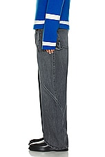 JW Anderson Twisted Workwear Jeans in Grey, view 6, click to view large image.
