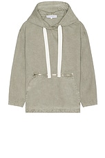JW Anderson Garment Dye Hoodie in Grey, view 1, click to view large image.