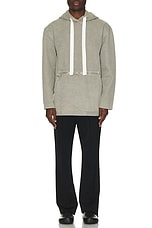 JW Anderson Garment Dye Hoodie in Grey, view 4, click to view large image.