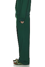 JW Anderson Bootcut Track Pants in Racing Green, view 4, click to view large image.