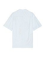JW Anderson Boxy Fit Short Sleeve Shirt in Light Blue, view 2, click to view large image.
