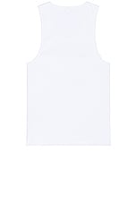 JW Anderson Logo Embroidery Tank in White, view 2, click to view large image.