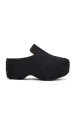 JW Anderson Platform Clog in Black, view 1, click to view large image.