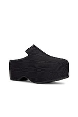 JW Anderson Platform Clog in Black, view 2, click to view large image.