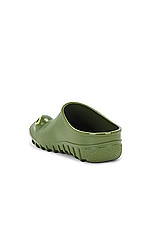 JW Anderson x Wellipets Frog Loafer in Green, view 3, click to view large image.