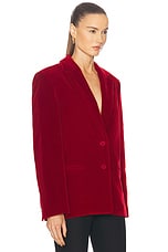 JW Anderson Single Breasted Jacket in Red, view 2, click to view large image.