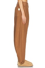 JW Anderson Twisted Seam Trouser in Caramel, view 3, click to view large image.