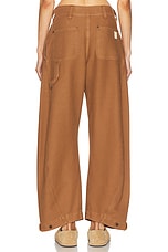 JW Anderson Twisted Seam Trouser in Caramel, view 4, click to view large image.